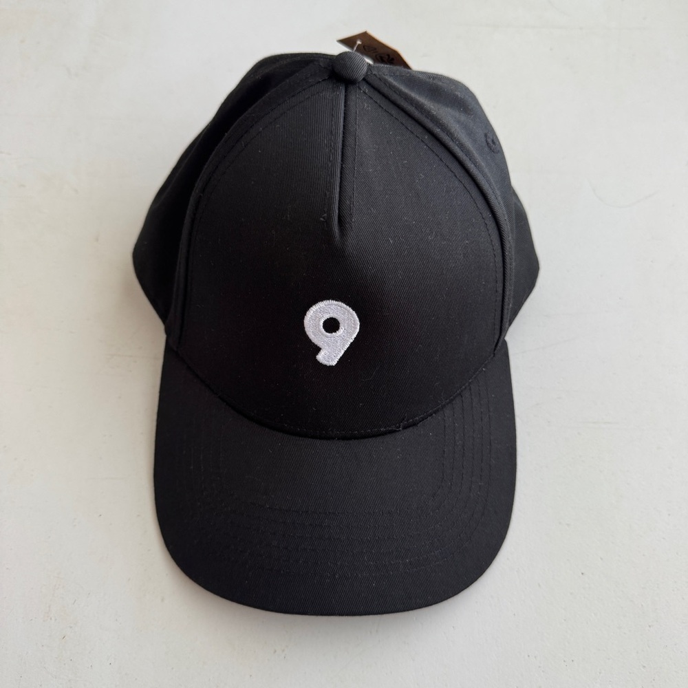 Beechfield Black & White Gravity 9 Poly & Cotton 5-Panel Cap B649 Adjustable Hat